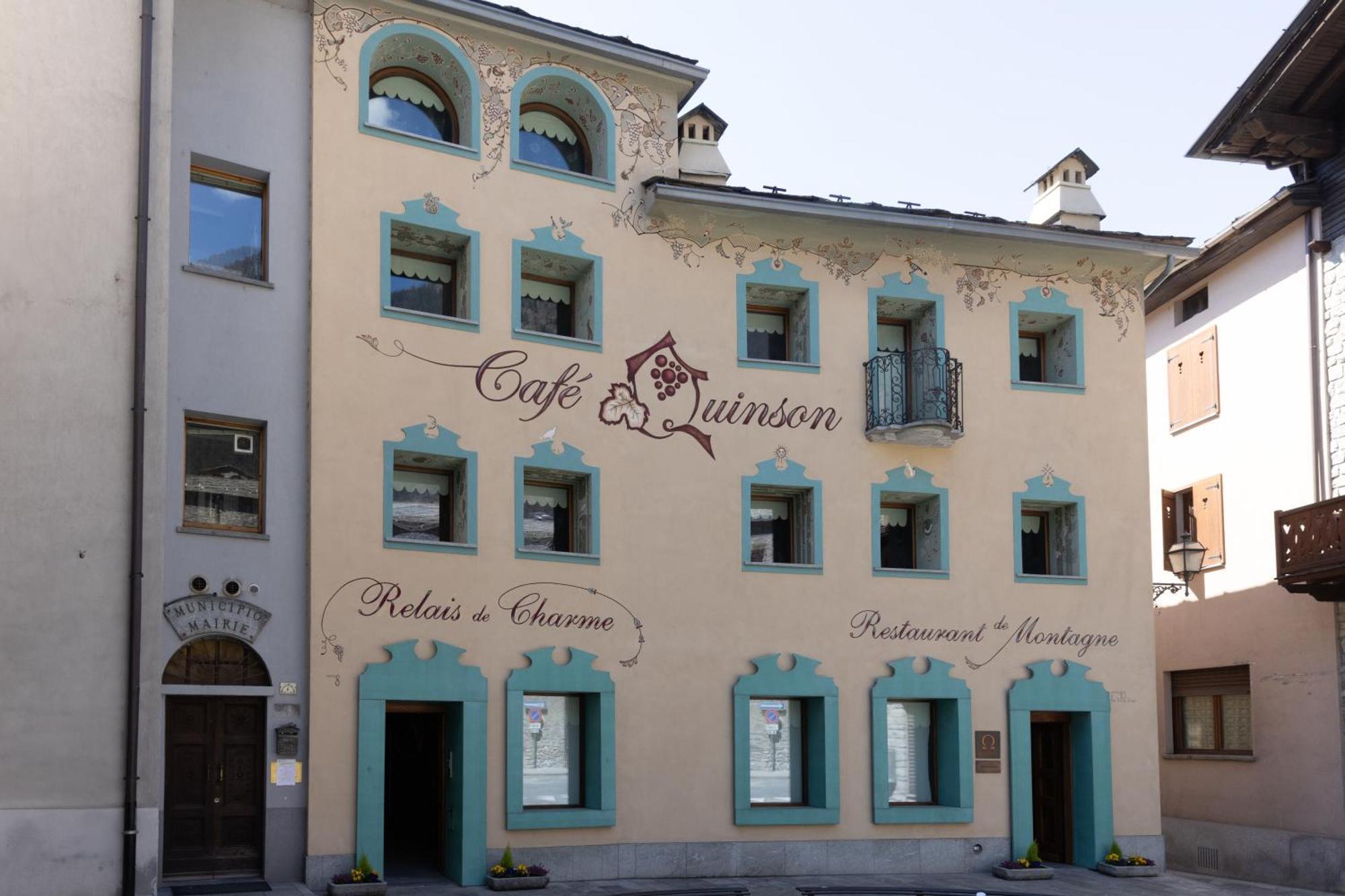 Готель Cafe Quinson Relais De Charme Морже Екстер'єр фото
